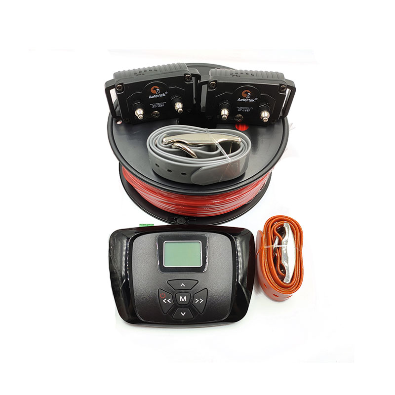 Atertek pet pooch electronic fencing anti-loss trainer electric shock stop bark invisible fence