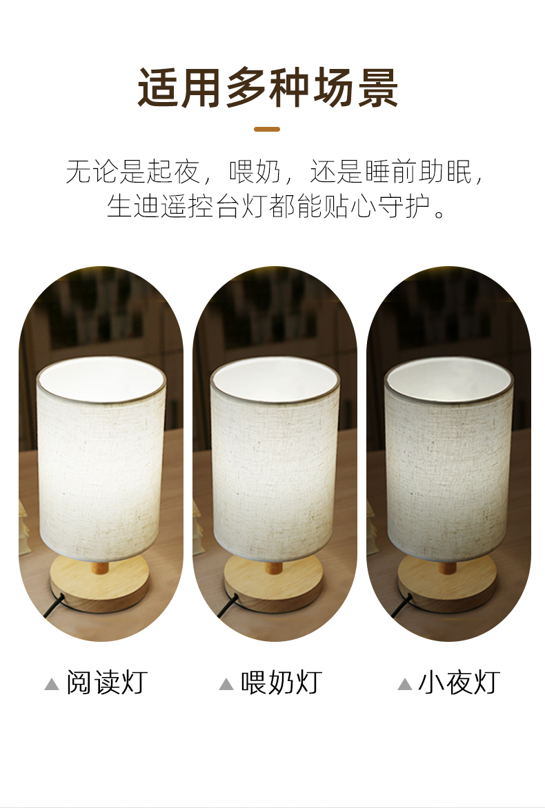 sengled 生迪 远程遥控灯泡+木质台灯座 图14