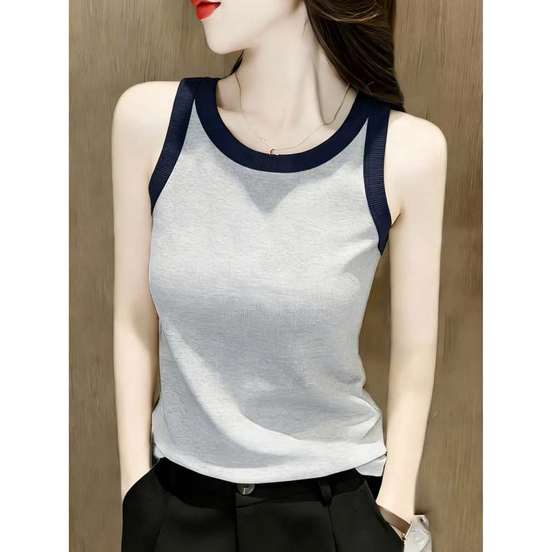 European-Style Camisole for Women, 2026 Spring/Summer New Slim-Fit Design That Hides Side Breasts, Sleeveless Top for Layering