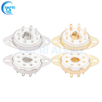 GZC8-Y-8 ceramic gold-plated 8-pin tube socket small eight-pin tube holder for 5B254 4P1S etc
