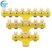 Pure copper plated 24k gold T Type 4 bit 6 bit 8 bit pure copper nail rack CNC processing shed strip DIY bile machine