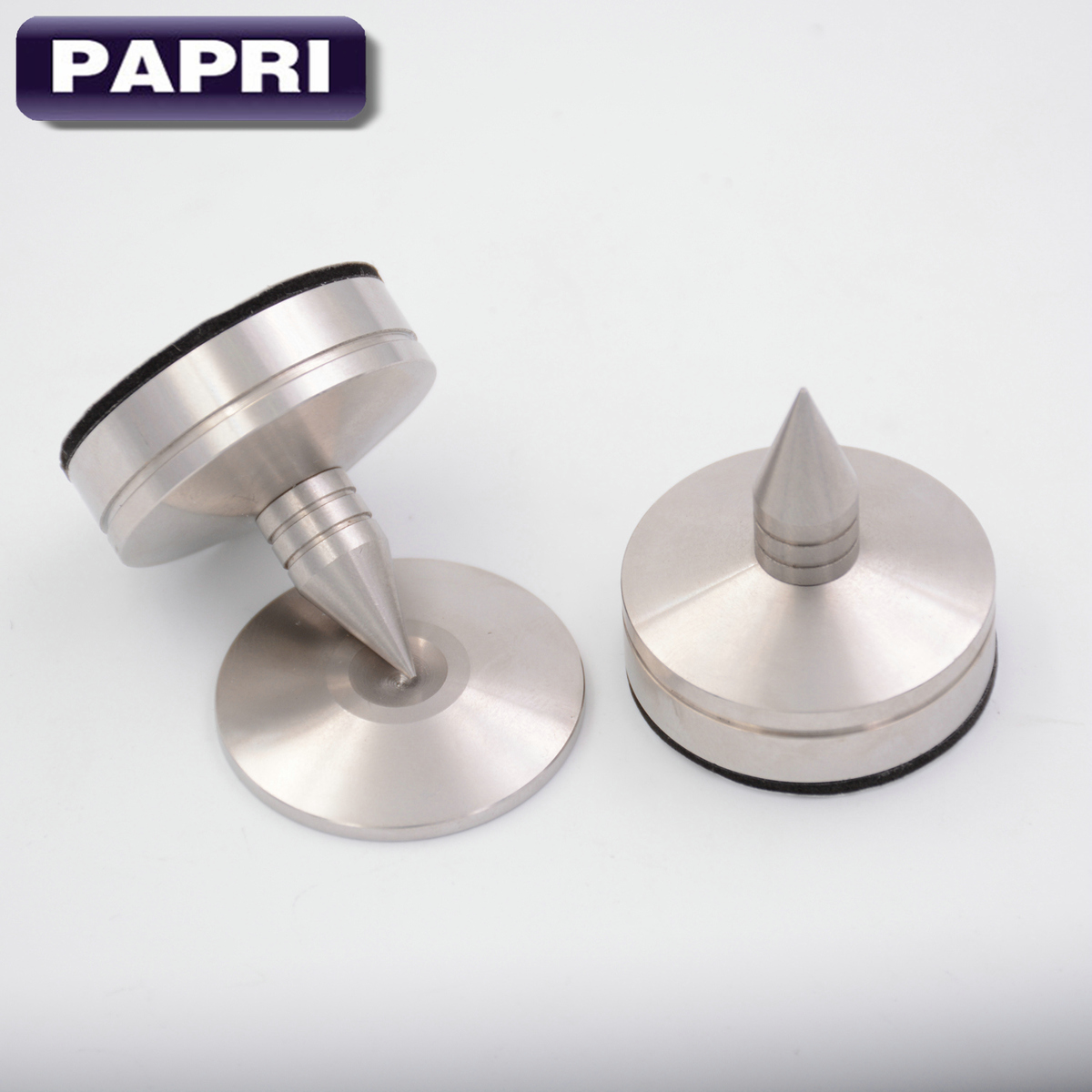 Yaltaine solid SUS diameter 35 high 34mm stainless steel power amplifier shock-proof foot cushion CD machine foot holder decoding front level liner machine shock absorbing cushion sound shock-proof foot nail cushion-Taob