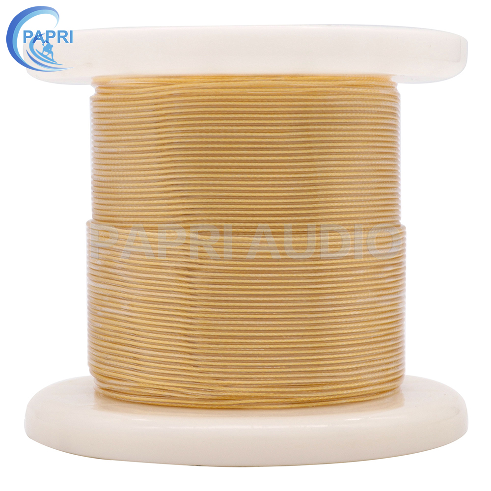 PAPRI GR05 4N OCC single crystal silver plated real gold DIY fever headphone upgrade line audio adapter cable