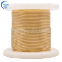 PAPRI 4N OCC single crystal silver plated real gold DIY fever headset upgrade cable audio adapter wire diameter 1 2MM