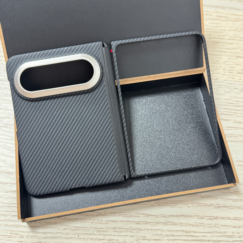 Suitable for Huawei Pura X Max Kevlar Phone Case, Aramid Fiber Protective Cover, Lightweight Full-Cover Pura X Max Magnetic Hard Case, New Pura X Max Foldable Screen Collector's Edition Business Version