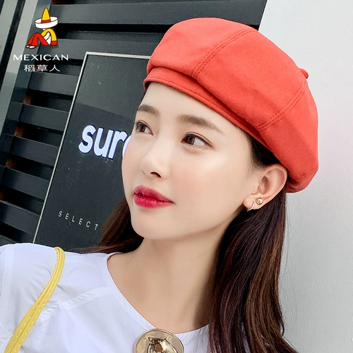 Универсальный модный демисезонный берет, тонкая японская брендовая шапка