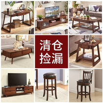 Lower single stand down furniture clear cabin special price thrower with small stock clear cabin American tea table TV cabinet desk bar chair