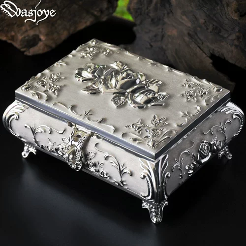Wasjoye Ювелирное украшение, аксессуар, ретро коробка для хранения, коробочка для хранения для принцессы, сундук с сокровищами, кольцо, европейский стиль, Южная Корея