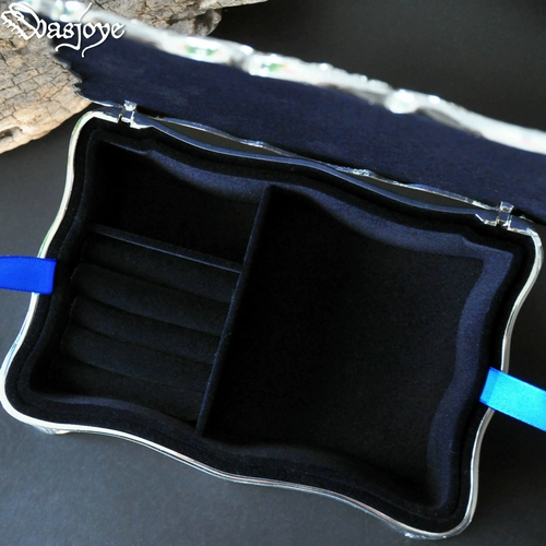 Wasjoye Окрашенная коробочка для хранения для принцессы, аксессуар, коробка для хранения, ювелирное украшение, кольцо, европейский стиль