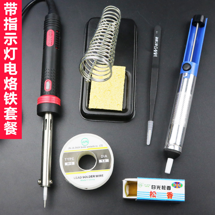 Solder Soldering Iron Suit Home Electronic Repair Welding Bench Electroloiron Thermostatic thermoadjustable welding tool electro-welding pen