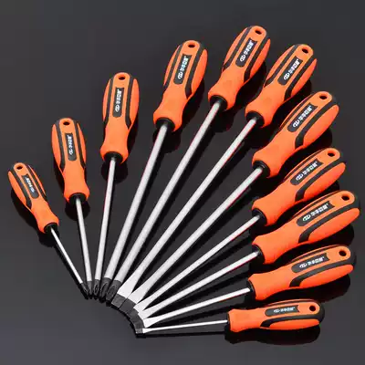 Screwdriver screwdriver slotted screwdriver Phillips screwdriver screwdriver screwdriver with strong magnetic plum blossom knife hardware tools