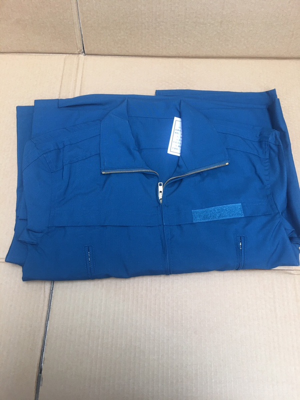 Brand New Stock Light Blue Men's Summer Flight Suit Flame-Retardant Workwear Set Brand New Stock Light Blue Men's Summer Flight Suit Flame-Retardant Workwear Set