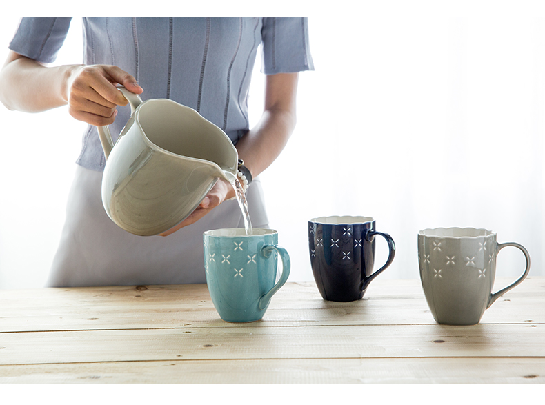 Nordic Japanese - style tableware ceramics household rainbow such as bowl bowl of rice bowl to eat nice bowl creative abnormity large soup bowl