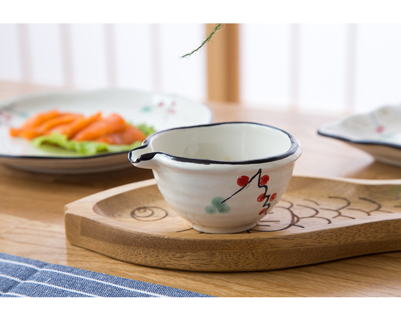 Japanese and wind household ceramics tableware rainbow such to use individual creative sushi eat bowl of the big bowl bowl dessert bowls