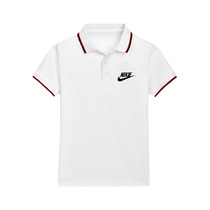 Nike Ton Boomer Children Polo Shirt Paolo Short Sleeve Boy Pure Cotton Summer Clothing Capsized Boy Sports T-Shirt Woman