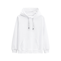 Childrens sweatshirt Chunqiu pure cotton boy CUHK Tong pure color white class clothes activity sports even hoodie girl blouses