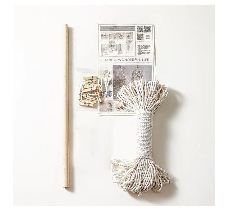 Гобелен 手工编织挂毯diy材料包北欧风流苏壁挂客厅卧室装饰风格生日礼物