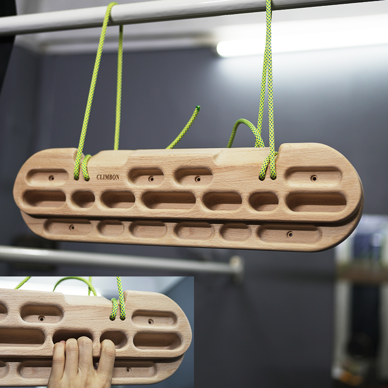 WRGD portable wooden rock climbing finger force plate small arm force exercising finger grip force leading up to up
