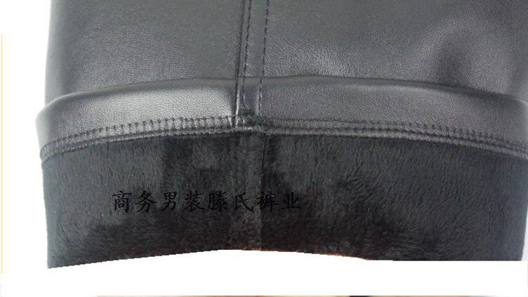 Pantalon cuir homme droit pour hiver - Ref 1492804 Image 23