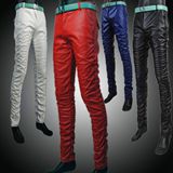 Pantalon cuir homme serré pour automne - Ref 1478809 Image 33