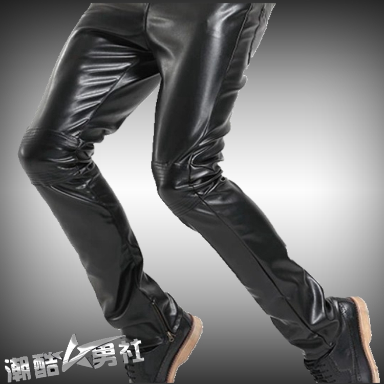 Pantalon cuir homme serré pour automne - Ref 1478809 Image 48