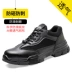 Labor protection shoes for men in autumn breathable steel toe caps lightweight insulated anti-smash and puncture-proof soft-soled work shoes safety shoes 