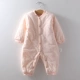 Quần áo mùa đông cho bé quần áo sơ sinh 0-3 tháng cotton jumpsuit mùa đông cho bé sơ sinh Bộ đồ ngủ cotton mỏng ấm 6 - Áo liền quần