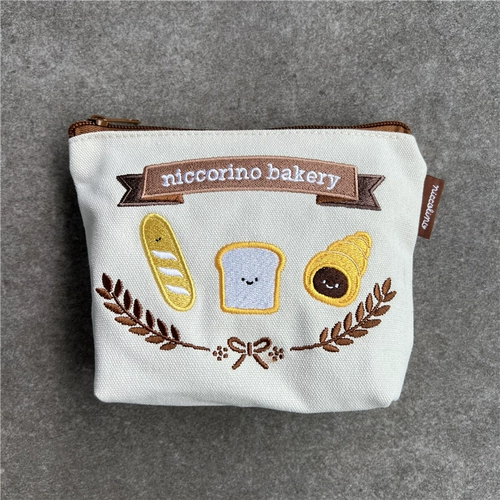 Мультяшная портативная сумка-органайзер, маленькая сумка клатч, наушники, аксессуар, косметичка, с вышивкой