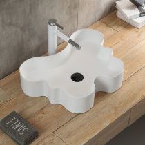 Ossa Terrace Basin Wash Basin Hand Wash Basin Butterfly Toilet Ceramic Creative Powder silk screen featured sculptures 9032