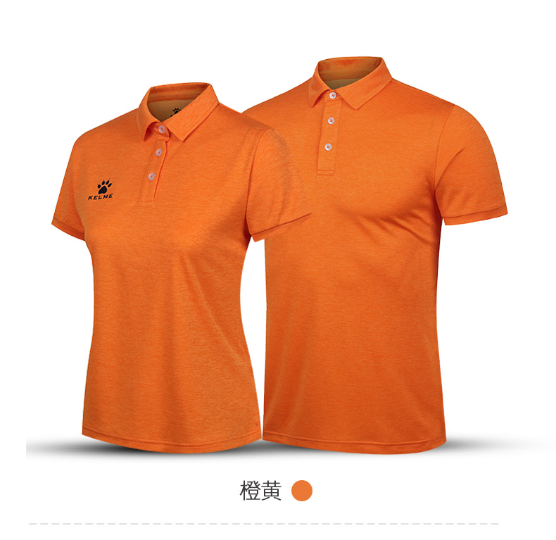 Áo sơ mi cộc tay thể thao KELME Kalmy Nam và nữ kinh doanh thoáng khí Tay áo ngắn chạy bộ hàng đầu áo thun nam có cổ polo