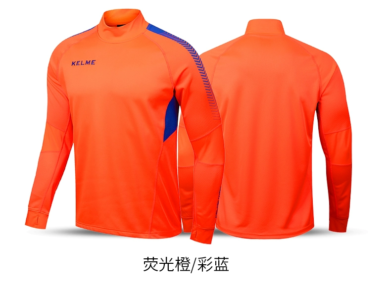 Áo len dệt kim nam mùa xuân và mùa thu của KELME Kalmei chạy thể thao phù hợp với áo dài tay K089 - Thể thao lông cừu / jumper