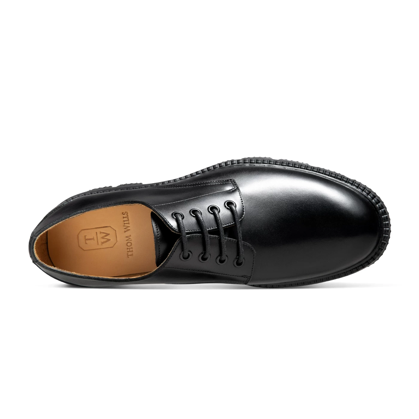 [Lightweight and soft sole] ThomWills heightening leather shoes for men, casual thick-soled genuine leather soft-soled derby shoes for men