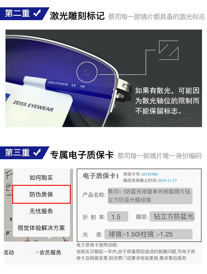Zeiss Zeiss цифровой тип линза анти - синий Анти -фатига куб платина мембрана близорукость фотохромные линзы 