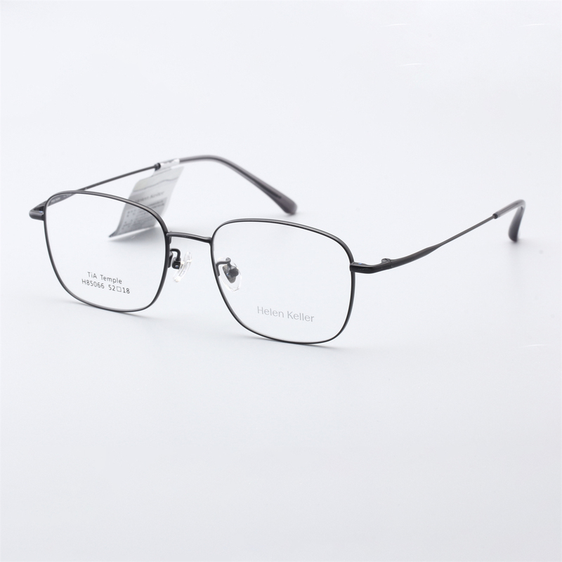 Helen Keller Stylish and Fashionable Unisex Ultra-Light Titanium Eyeglass Frames Suitable for Prescription Lenses - H85066 Helen Keller Stylish and Fashionable Unisex Ultra-Light Titanium Eyeglass Frames Suitable for Prescription Lenses - H85066