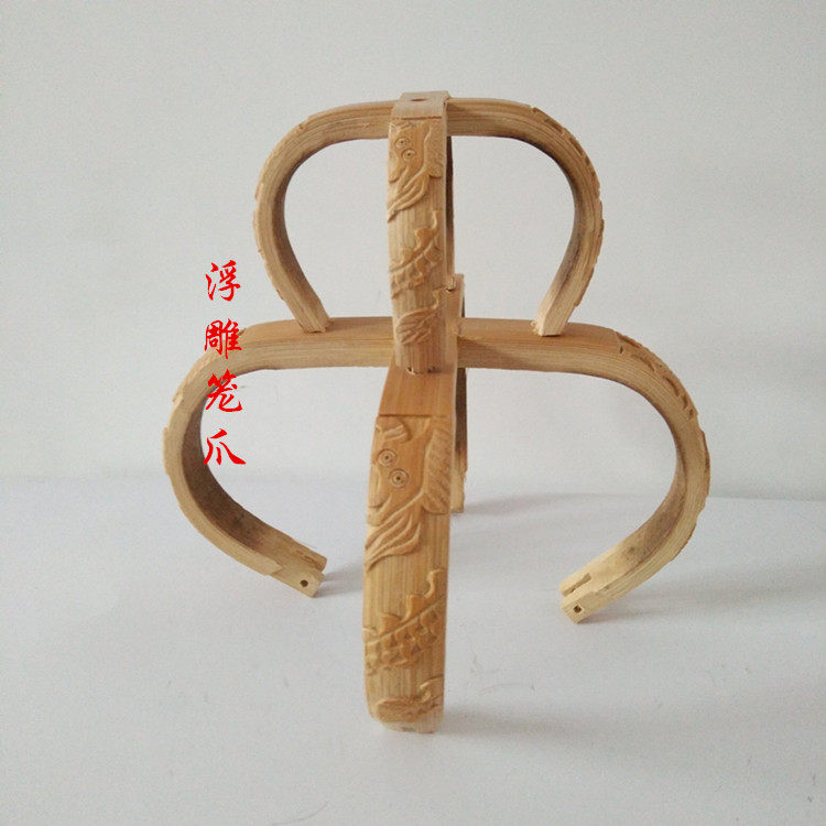 Great European Painted Brow 8 Gothic boutique embossed cage claw Cage Claws Purple Bamboo Polished Cage claw accessories