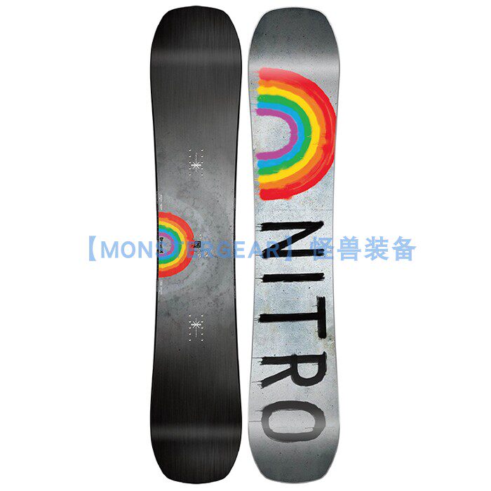 Spot 2122 NITRO OPTISYM men's snowboard rainbow board partial park TEAM hardness 5