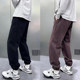 ຄົນດັງທາງອິນເຕີເນັດຄົນອັບເດດ: versatile ຂະຫນາດນ້ອຍຕີນ harem pants trendy brandy men's sports sweatpants winter new velvet thickened pants casual