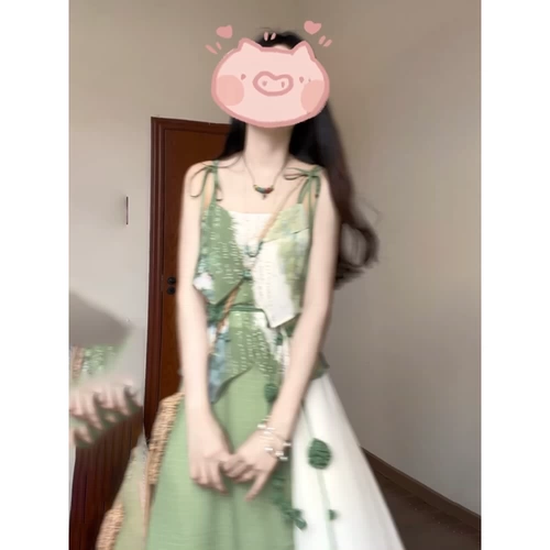 Свежий комплект, платье, белый кардиган