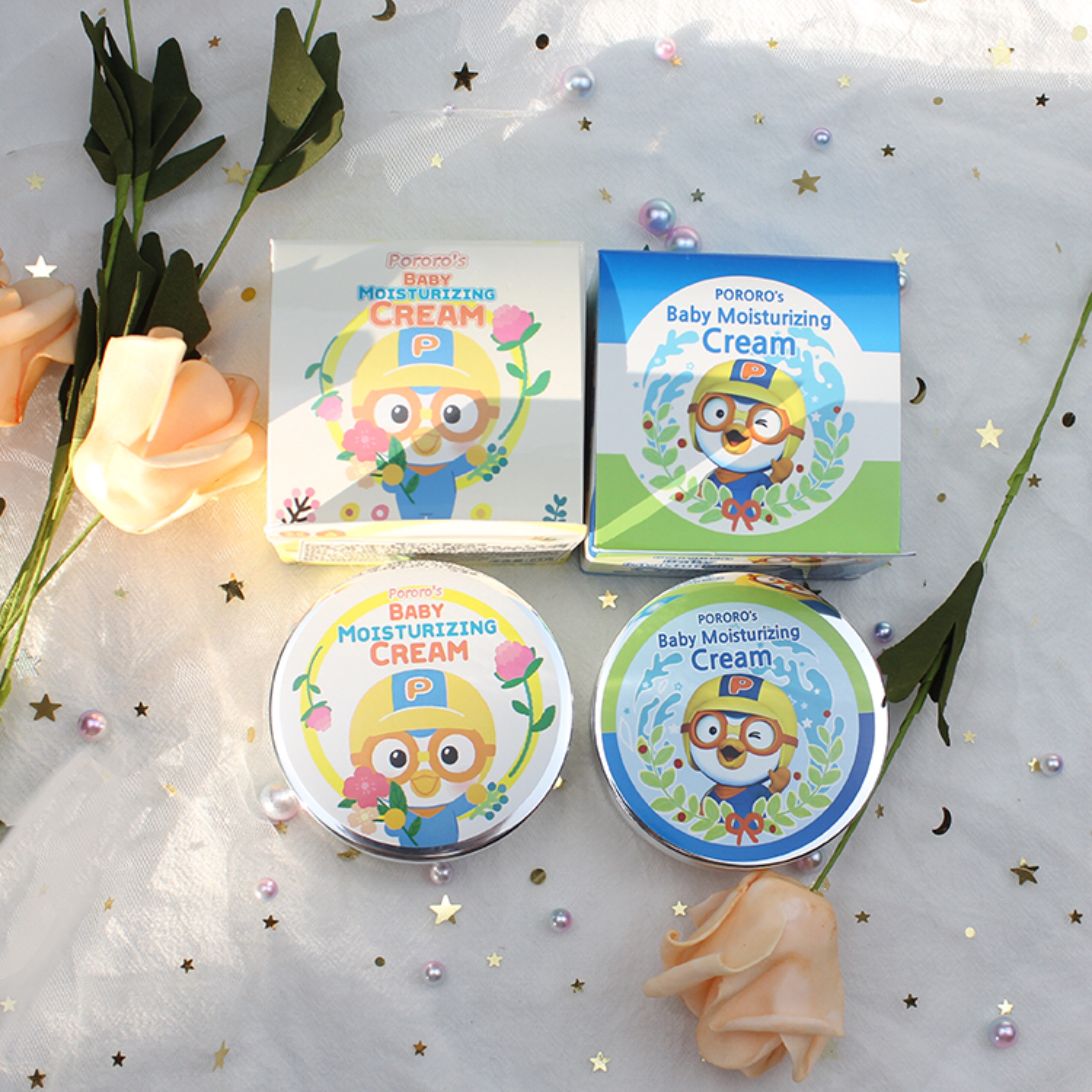 Korean Pop Music Lole Dew Dew Child Face Cream Small Penguin Moisturizing Moisturizing Baby Moisturizing 65g