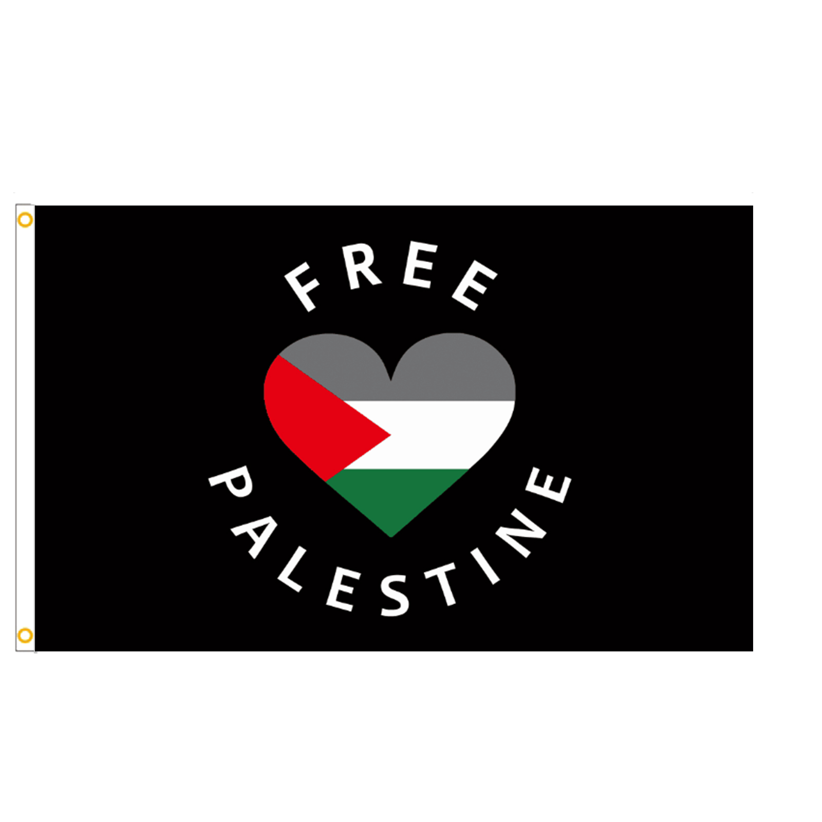 Foreign Trade Flag Loving Palestinian Polyester Fiber Flag Digital Prints