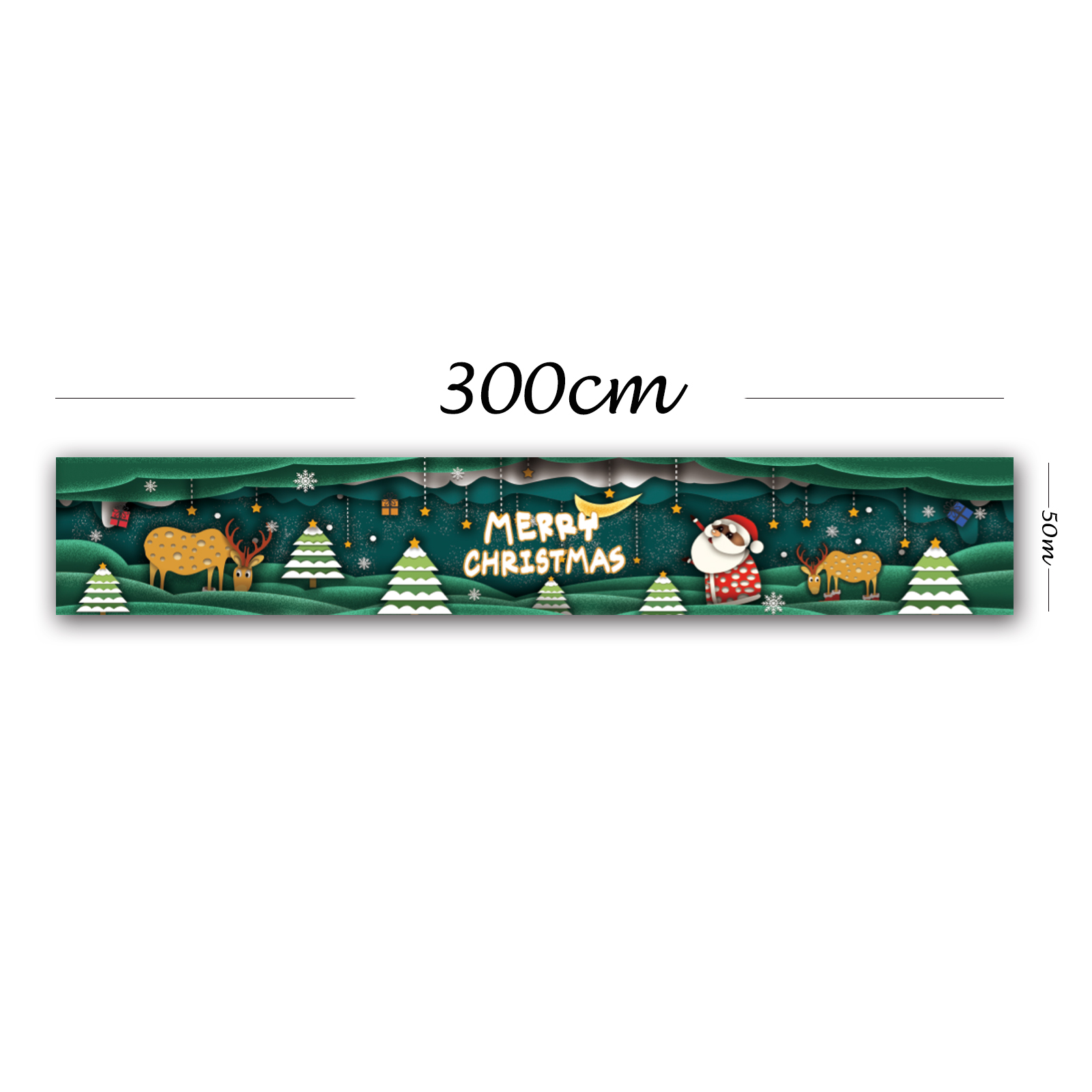 New Christmas banners Outdoor Decoration Banner Christmas -4 Courtyard Background Cloth Banners