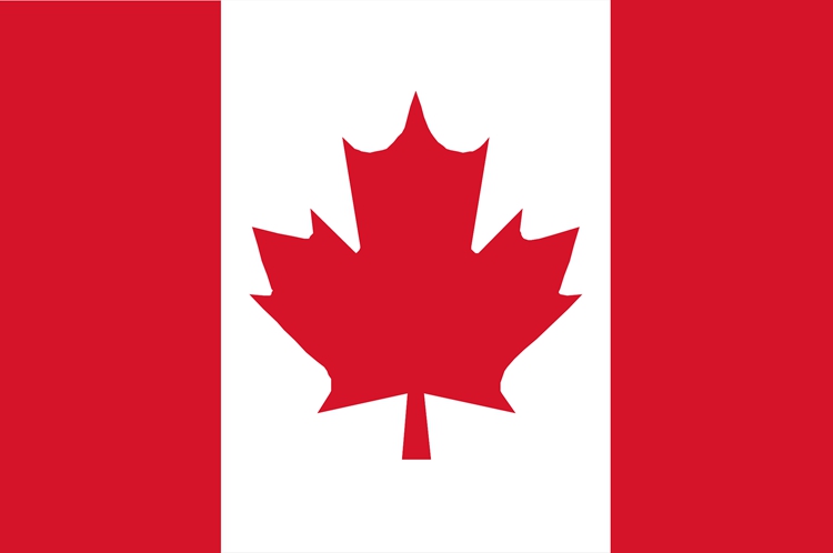 Canada Flag Face Waterproof Adhesive Flag Sticker Arm Sticker cheerleader Fans Stickers 5 * 3cm
