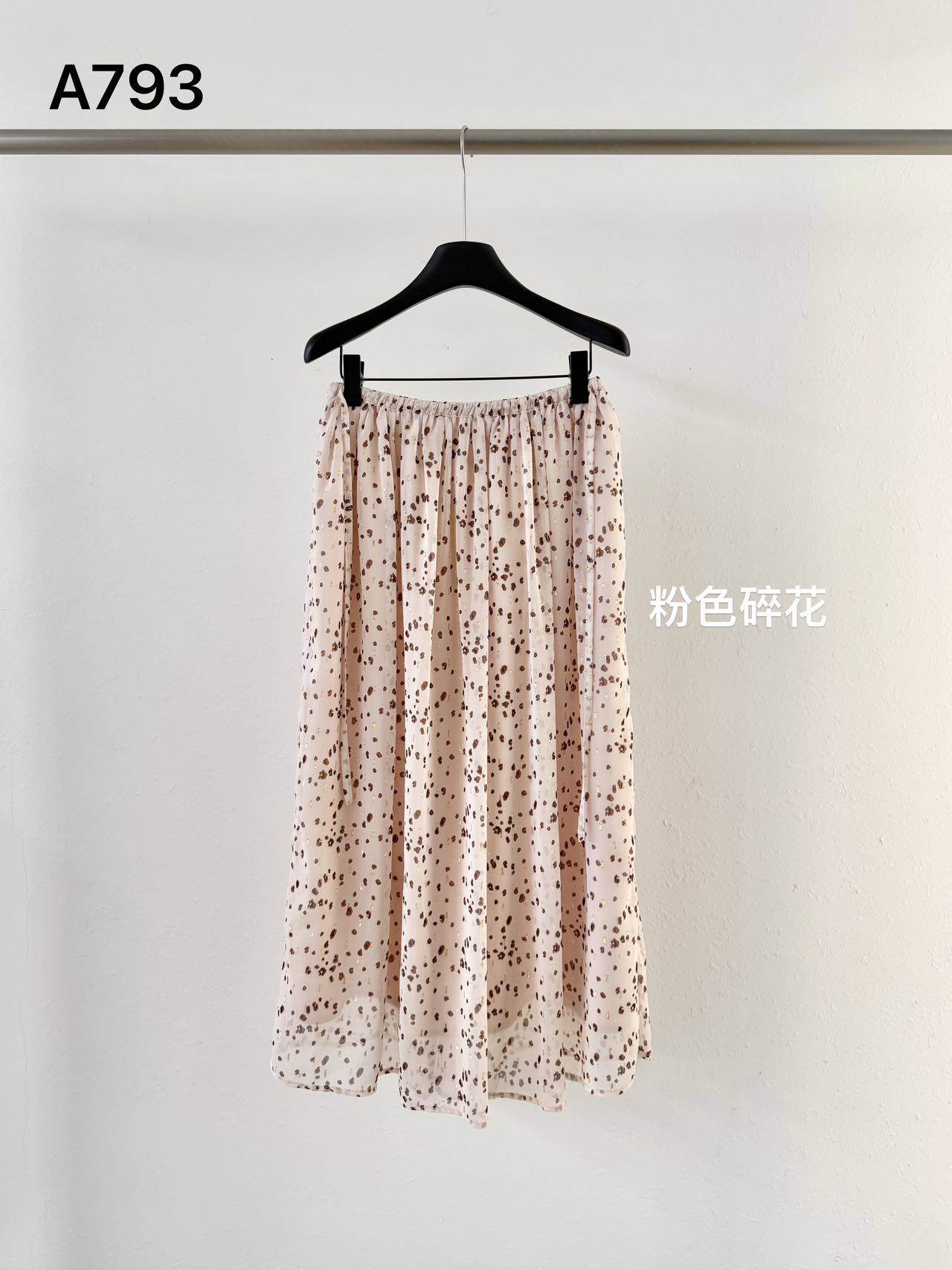 В наличии! oker章壳儿 оригинальная цветочная юбка с эластичной талией средней длины корейский стиль A793