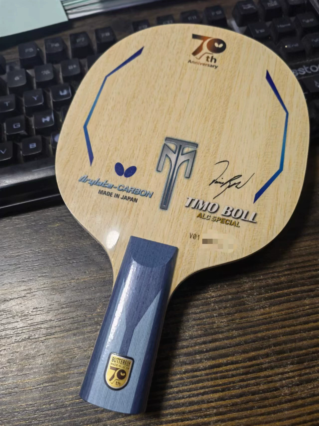 Платформа 70-летие Limited Zhang Jike Poper Butterfly Король Золотой Стандарт VIS Cascalia Золотой Стандарт Veles