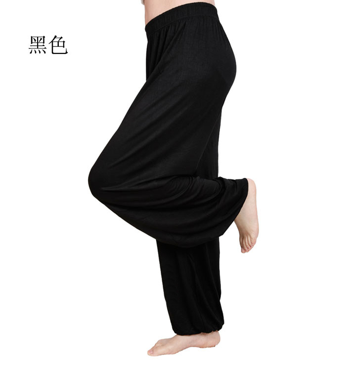 Cộng với chất béo XL quá khổ mùa xuân và mùa hè của nam giới phương thức Tai Chi nhà quần yoga lỏng quần 300 kg