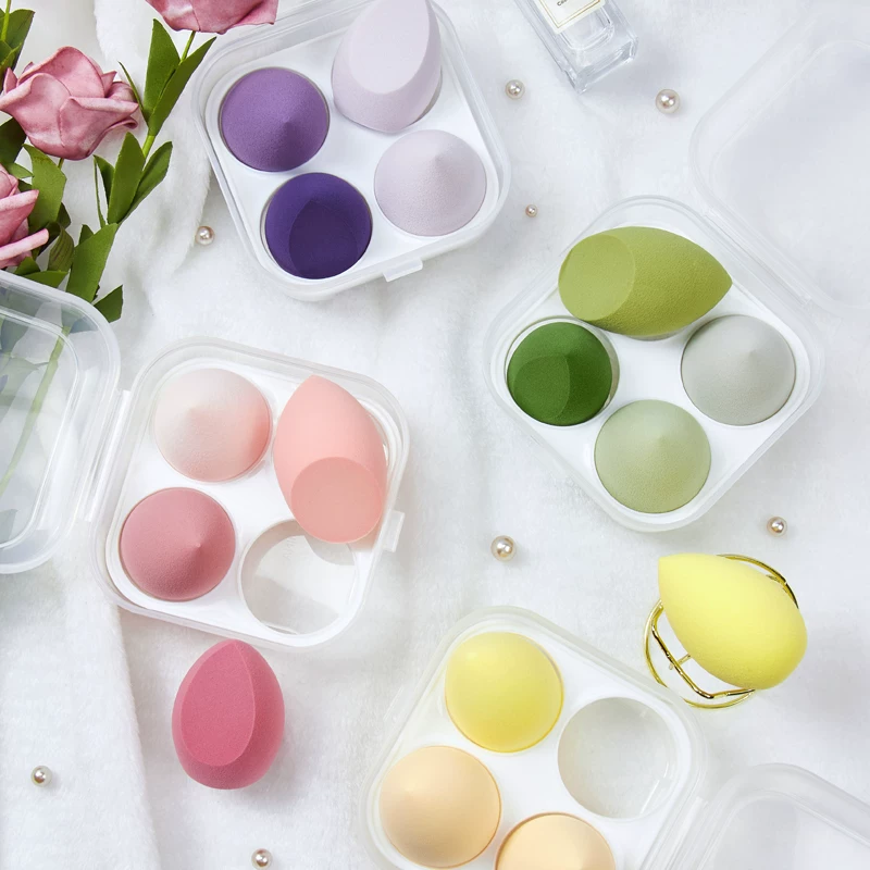 Вишнёвый малыш Докки набор макияжных яиц Don’t Eat Powder Makeup Egg Макияж Спонж Яйцо