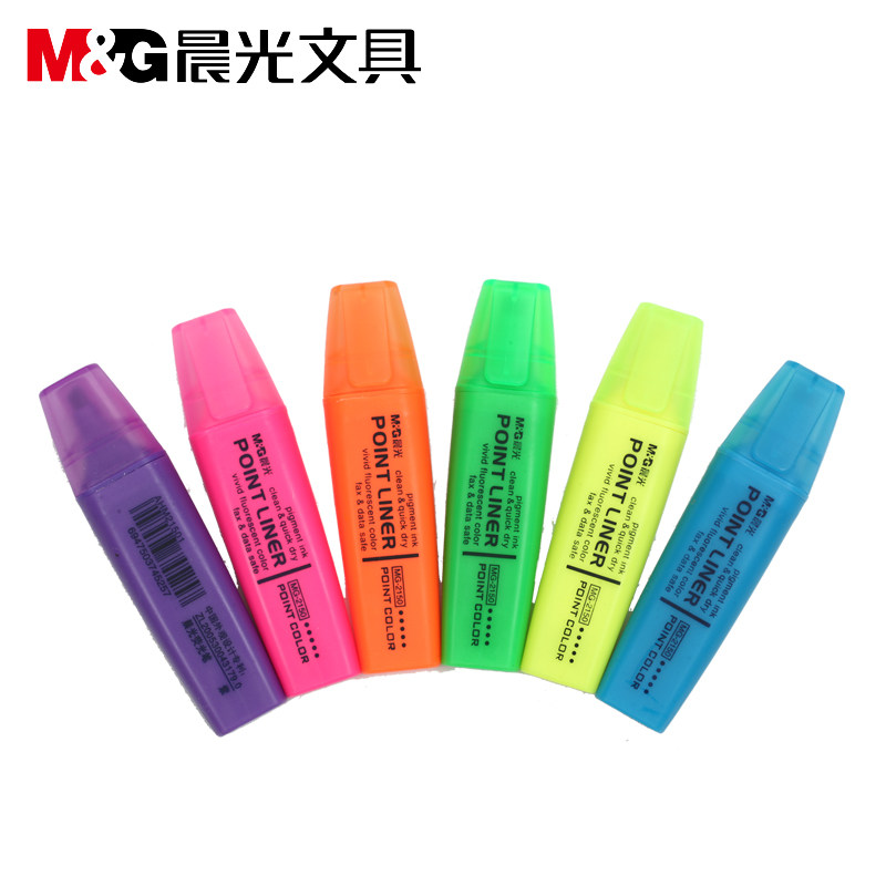 Morning Light color Highlighter Eye-catching Highlighter Office Learning marker pen Cute creative marker pen