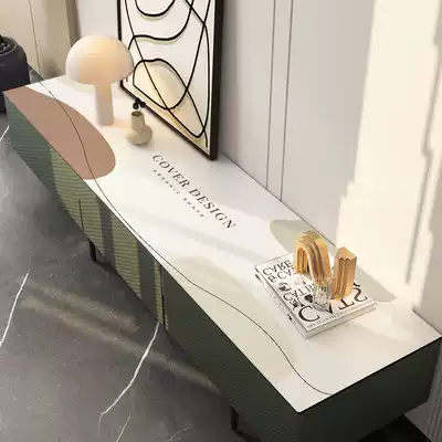 TV cabinet tablecloth tablecloth Nordic leather table mat Waterproof and anti-scalding Leave-in rectangular cover towel cover cloth Shoe cabinet mat