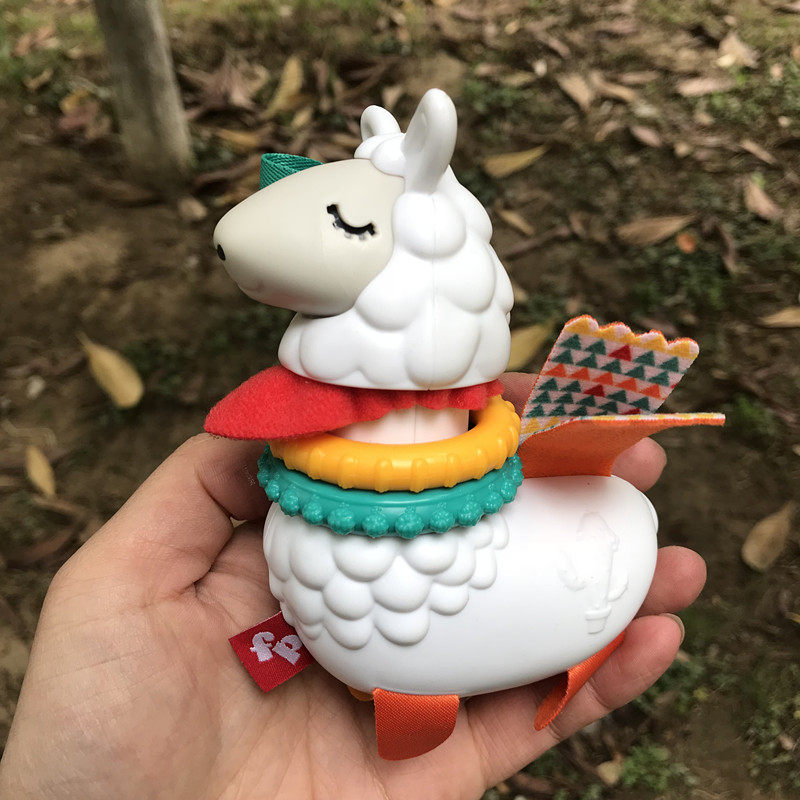 Recommend a special love of the little sheep head 360 rotation cute sheep bright ribbon texture is very good