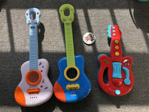 仿真乐器仿真吉他他玩具动手能力摇铃发声音乐拍照道具摆件
